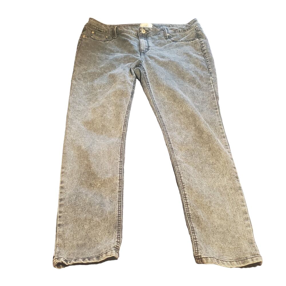 Simply Emma Plus Size 18W (40x29.5) Stone Washed Skinny Jeans